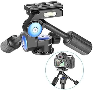 Neewer Camera Video Tripod Head Handle Ball Head 360 Degree Rotation, with 1/4
