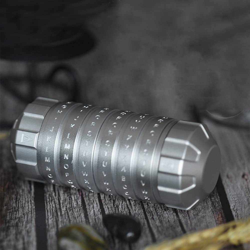 Cryptex, Verrouillage Romantique Intéressant, Cadeaux avec Design Moderne pour la Saint-Valentin, en Alliage D'aluminium