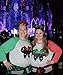 CLGIFT Two x Christmas Mickey Ears, Christmas Minnie Ears, Christmas,Holiday Ears Rainbow