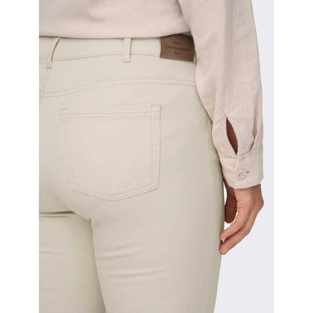 ONLY Carmakoma Carwilly Reg Ank Raw Sk Dnm Dot019 Noos - spodnie jeansowe Kobiety