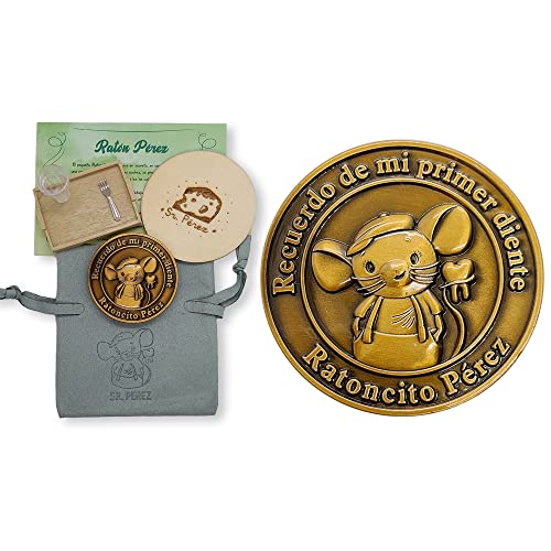 GD Great Dreams Moneda del Ratoncito Pérez con Vajilla en Miniatura e Historia Secreta del Ratón Pérez Cover
