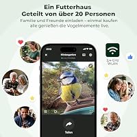 Kiwibit Vogelhaus mit Kamera, 4K, KI-Vogelerkennung, Solarpanel, ohne ABO – Ansicht 5