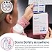 Dr. Talbot's Mom MilkFresh Breastmilk Freshness Sensors - Pairs with App to Monitor Time and Temperature - 20 Count