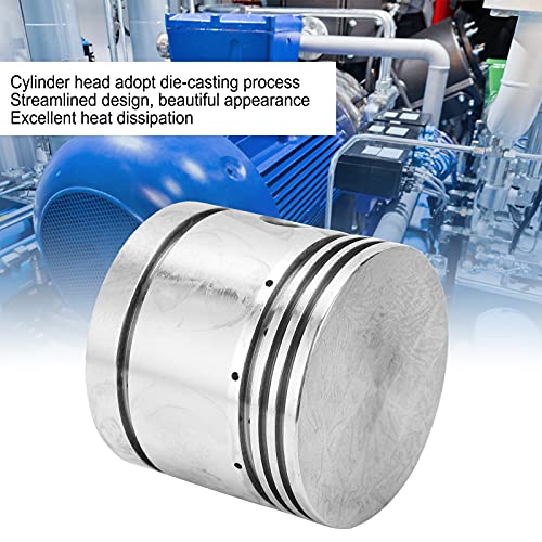 Pistão Compressor de Ar, Pistão Leve Estrutura Compacta de Alumínio à Prova de Impacto à Prova de Co