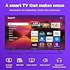 Roku Smart TV 2025 – 75-Inch Plus Series, Mini-LED TV – RokuTV with Enhanced Voice Remote – Flat Screen 4K QLED Television with Dolby Vision & Wi-Fi for Streaming Live Local News, Sports