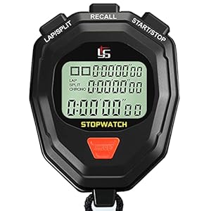 VNIMKSO Professional Stopwatch Timer for Coaches Digital 100 Lap Memory Sports Stopwatch with Time Display