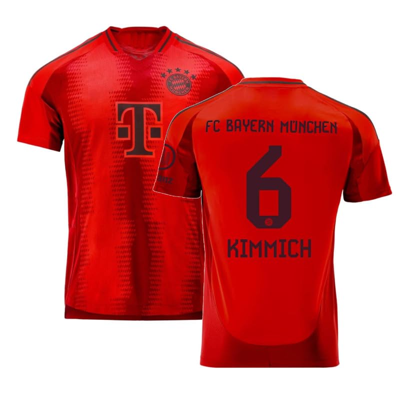 RJMSports fc bayrn munech red Home Jersey 2024-25 for (Men & Boys)