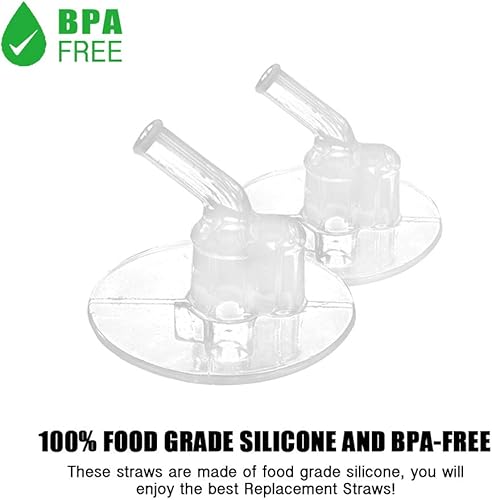 Miniatura 5 de Pajitas de repuesto para termo Funtainer de 12 onzas modelo F401 y F410 popotes de repuesto para botellas de agua de termo juego de popotes