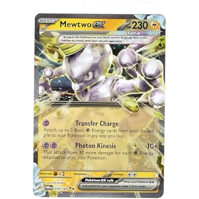 Pokemon - Mewtwo ex 058/182 - Paradox Rift - Tera Jamaica | Ubuy