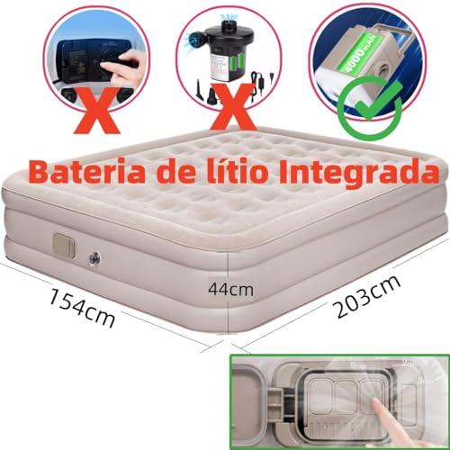 MABVON Queen Double Air Mattress with Pump - Image 2