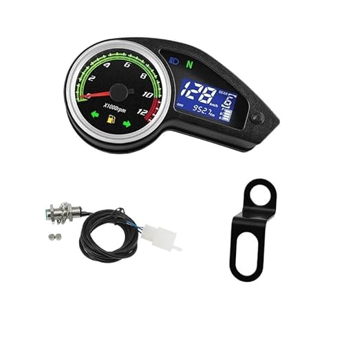 �I�[�g�o�C���s�����v�Q�[�W �I�[�g�o�C�p�X�s�[�h���[�^�[ �^�R���[�^�[ �f�W�^���v�� ���s�����v ���g�_�b�V���{�[�h 12V ���j�o�[�T���X�s�[�h���[�^�[(With bracket)