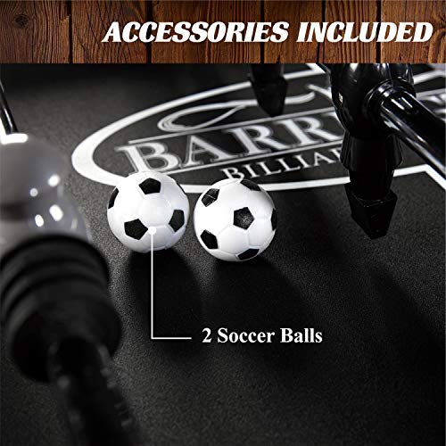 Barrington 56” Allendale Foosball Table Competition Size, Durable and Stylish with Tabletop Sports Soccer Balls, Perfect for Family Game Rooms by Barrington Billiards - Image 7