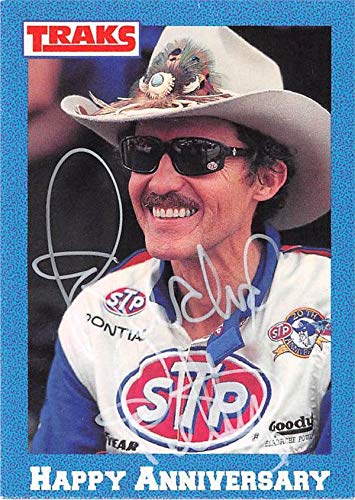 Richard Petty autographed trading card (Auto Racing Nascar Driver) 1991 Traks #43