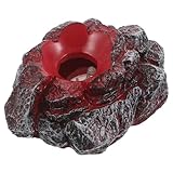 Cabilock Base Iluminada para Exhibición de Resina con Luz Cálida Pedestal Decorativo Estable para Figuras y Esculturas de Lava para Decoración de Salón y Fiestas sin Batería Fácil de