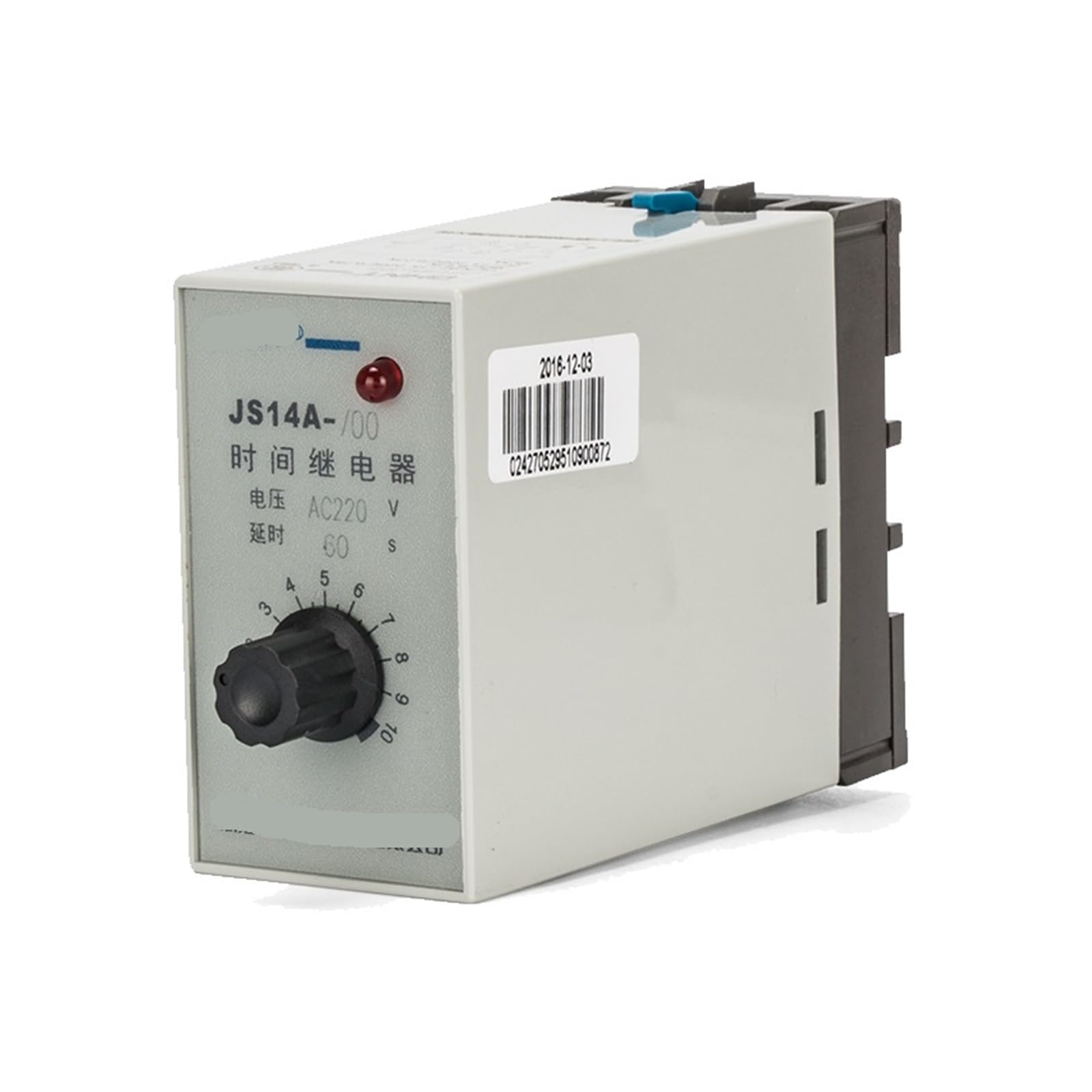 Relé de tiempo JS14A de 120S y AC380V para control de retardo de encendido 4
