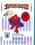 Spiderman coloring books 3-5 year olds: Activity coloding book kids ages 3-5 yera olds