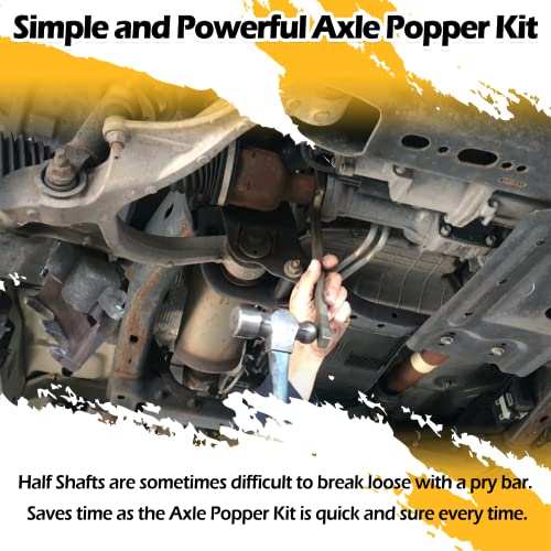 Laikou 2Pcs 12020 Axle Popper Kit Inner Cv Axle Removal Tool Set Fork & Shim For Remove Most Front Wheel Drive (Fwd) Vehicles’ Half-Shaft Drive Axles & Fix Damaged Cv Joint #TOP3
