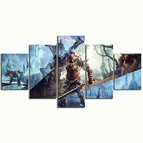 Toile imprimée RPG Elex Myrdsio, décoration murale XXL de qualité supérieure