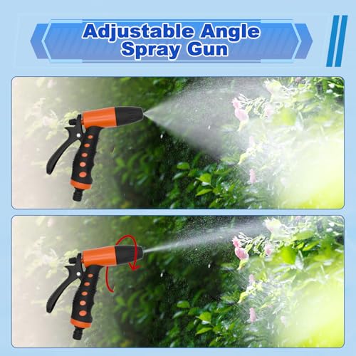 Image of Upgraded 5.5 GPM 70 PSI Washdown Deck Wash Pump Kit, 12V Washdown Pump Kit,5 Chamber Self-Priming RV Fresh Water Pump for RV,Boat,Sprayer,Travel Trailers,and Yacht