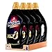 Micolor Gel Oscuros Intensos (pack de 4, total: 120 lavados), detergente líquido para lavadora con tecnología de reparación de fibras, jabón para ropa