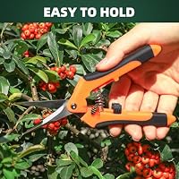 EWPJDK 3 Pack Garden Pruning Shears Scissors Clippers Stainless Steel — image 6