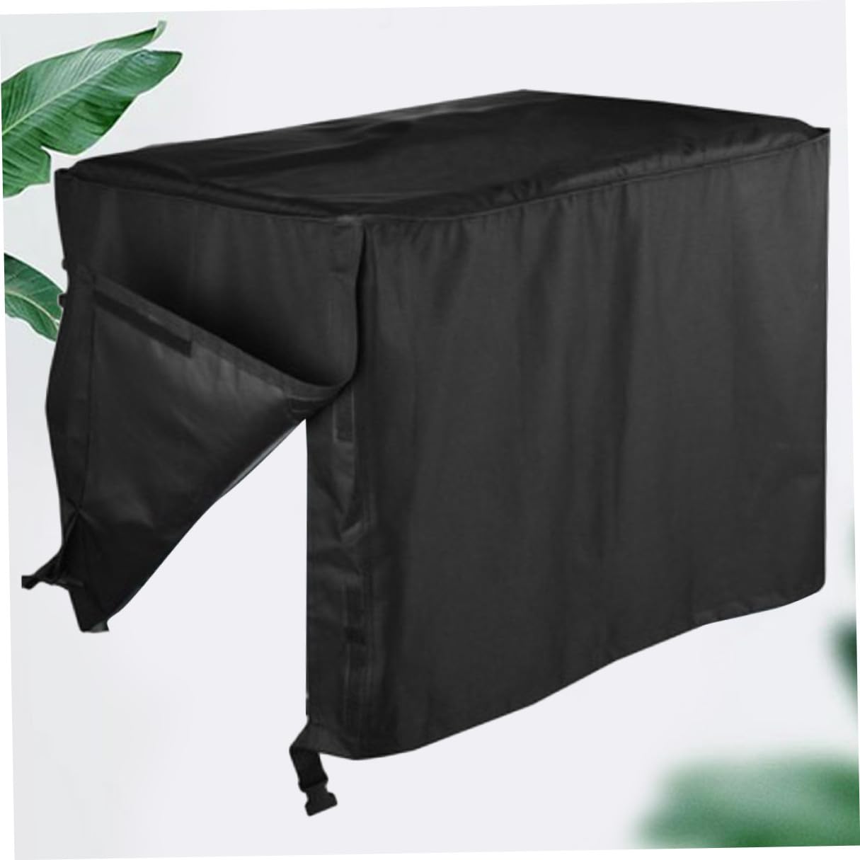 SHINEOFI Funda para Generador Exterior Protector Resistente la Lluvia y Polvo Cubierta Rectangular Negra para Jardín y Uso al Aire