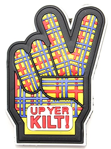 Scottish Tartan Up Yer Kilt PU Fridge Magnet