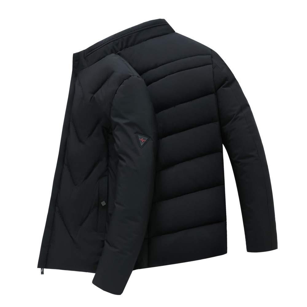 Men's Cotton Jacket Thickening 2019 New Slim Cotton Men's Middle-Aged Short Warm Men's Cotton Clothing