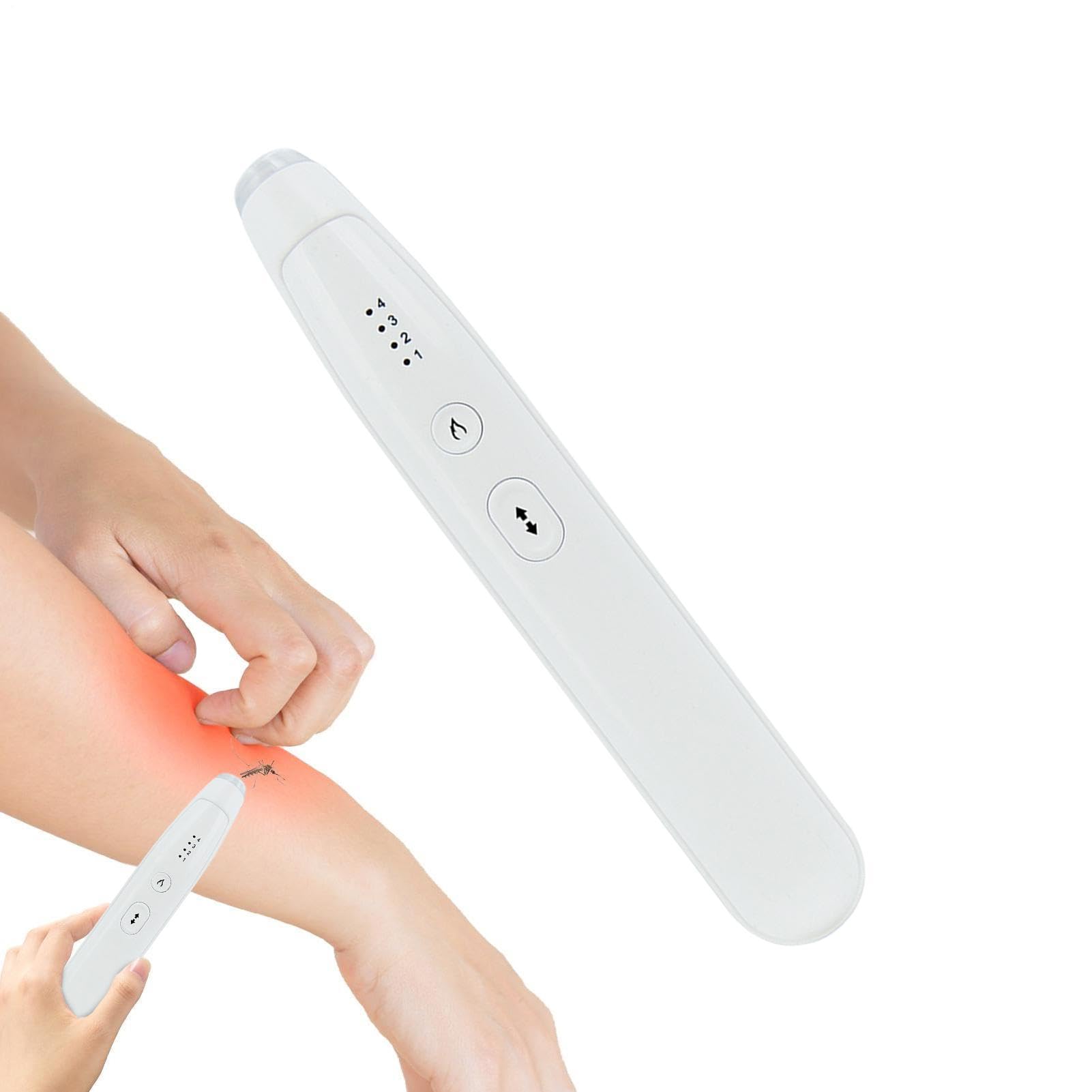 Stylo Anti-Démangeaison - Contrôle De Température Portable Et Rechargeable USB - Outil Électrique Anti-Démangeaison Piqûres - Pour Bureau Maison Voyage Déplacement Professionnel Randonnée Camping
