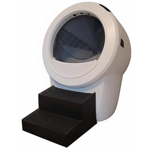 Steps Platform for Litter-Robot 4, 5, 5, Pro, EVO | Easy Access and Ultimate Litter Control! (Black)