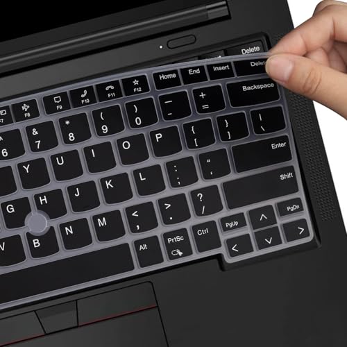 Image of RAYA Silicone Keyboard Cover Only Fit for Lenovo Thinkpad E14 (Gen5 /Gen6) & Thinkpad L14 (Gen4) Thinkpad T14s (Gen4) Laptops [Will NOT FIT for Any Other Gen or Series Model of Thinkpad] (Black)