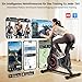 [UPGRADE] Heimtrainer Fahrrad mit APP, CHAOKE Hometrainer Fahrrad, Leises, Stufenlos Einstellbares Magnetsystem, Ergometer Heimtrainer mit LCD-Display, Indoor Fitnessbike für Zuhause, Bis 150KG