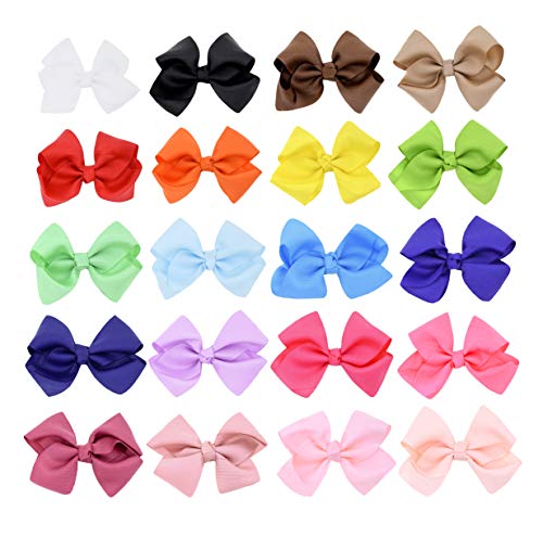 Nœuds à cheveux colorés de 10,2 cm pour sublimer les coiffures des filles au quotidien