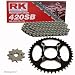 Produktbild Kettensatz geeignet für ST 50 Dax 88-00 Kette RK 420 88 offen 14/40