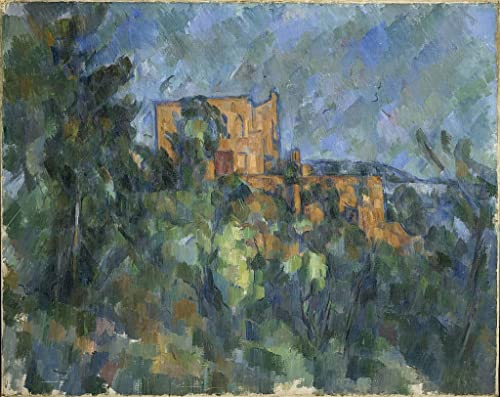 Affiche Paul Cézanne Château Noir toile décoration murale 60x90