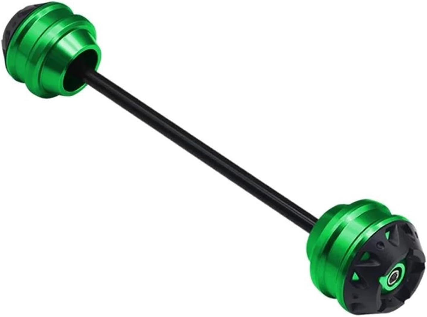 Motorcycle Wheel Protector Motorcycle Front Rear Wheel Fork Slider Axle Crash Protector Cap for Kawasaki Z1000SX 2011 2012 2013 2014 2015-2023(Rear Green)