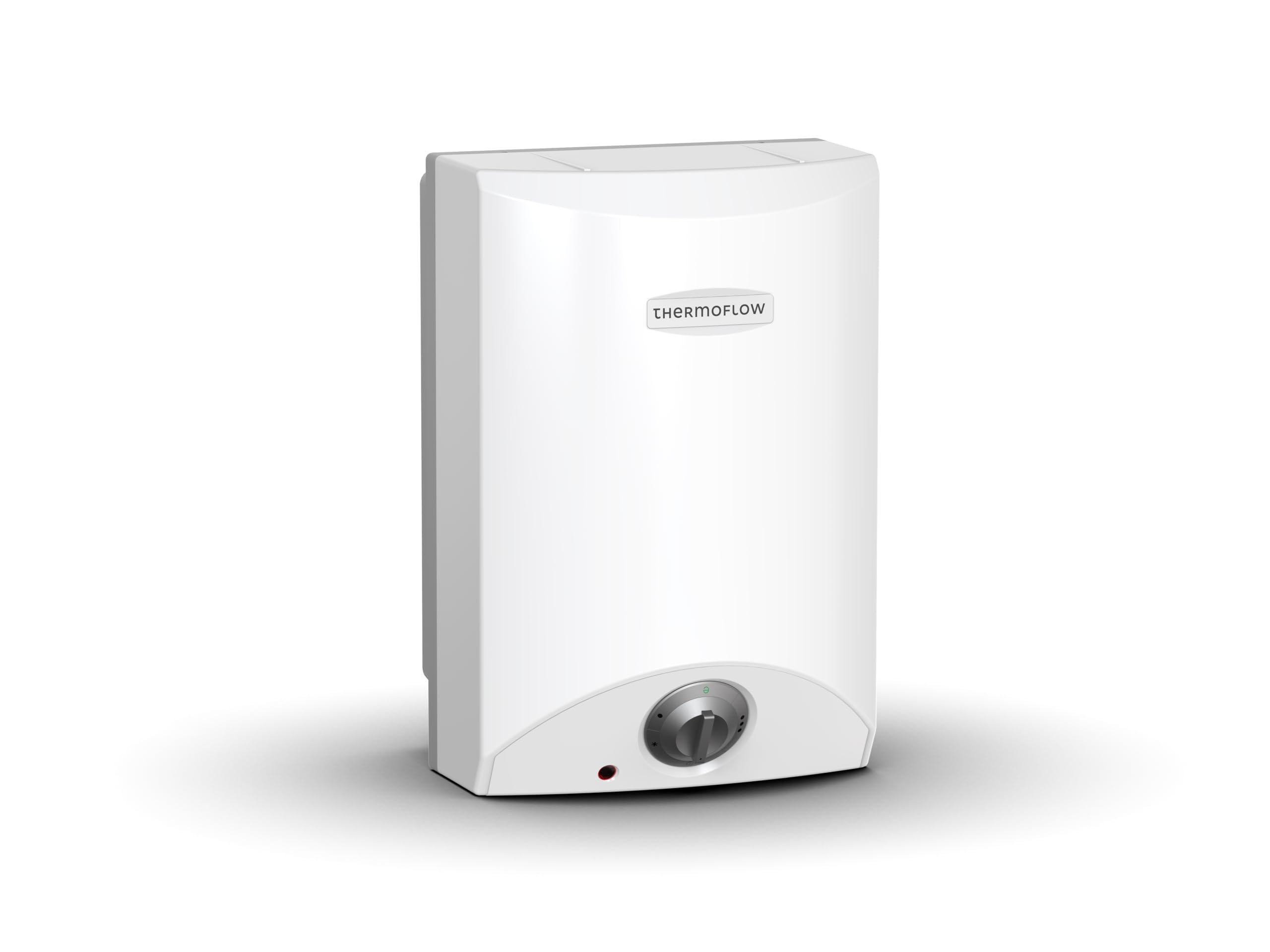 Thermoflow OT 10 depósito superior sin presión | Calentador de agua caliente de 10 l de volumen de almacenamiento | Caldera eléctrica G 1/2" conexión | 35-75 °C | 65 °C en 20 min.