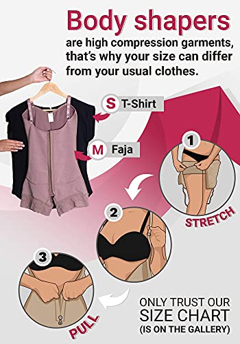 LT.ROSE 21111 BBL Fajas Colombianas Postparto Reductoras y Moldeadoras Body Shaper Tummy Control Compression Shapewear for Women - Thumbnail 4