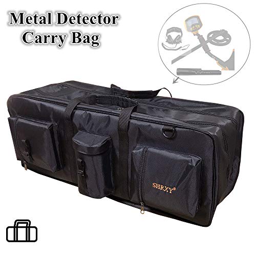 Shrxy Metal Detector Carry Bag Portable Waterproof Canvas Storage Bag Double-Layer Carry Tools Organizer Backpack For Metal Detecting #TOP1