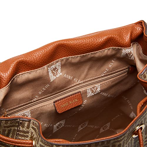 Anne Klein flap horsebit logo backpack3