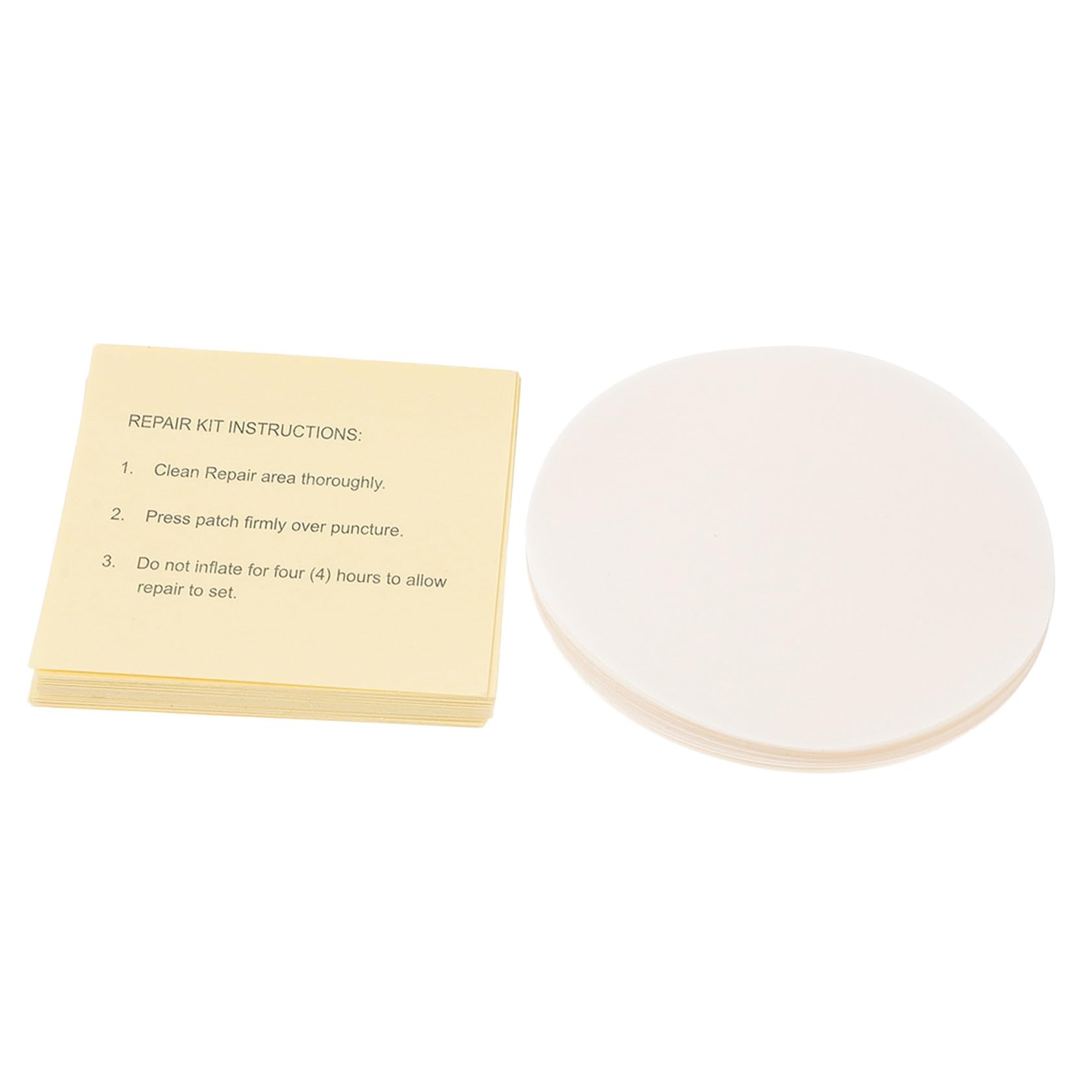 Sosoport 5 Sätze Schwimmring-Patch Luft Markise Netz Flecken Liner Schlauchboot Flickzeug Set Reparaturset Für Aufblasbare Boote Quadratische Reparaturflicken Reparaturband PVC 60 Stück * 5