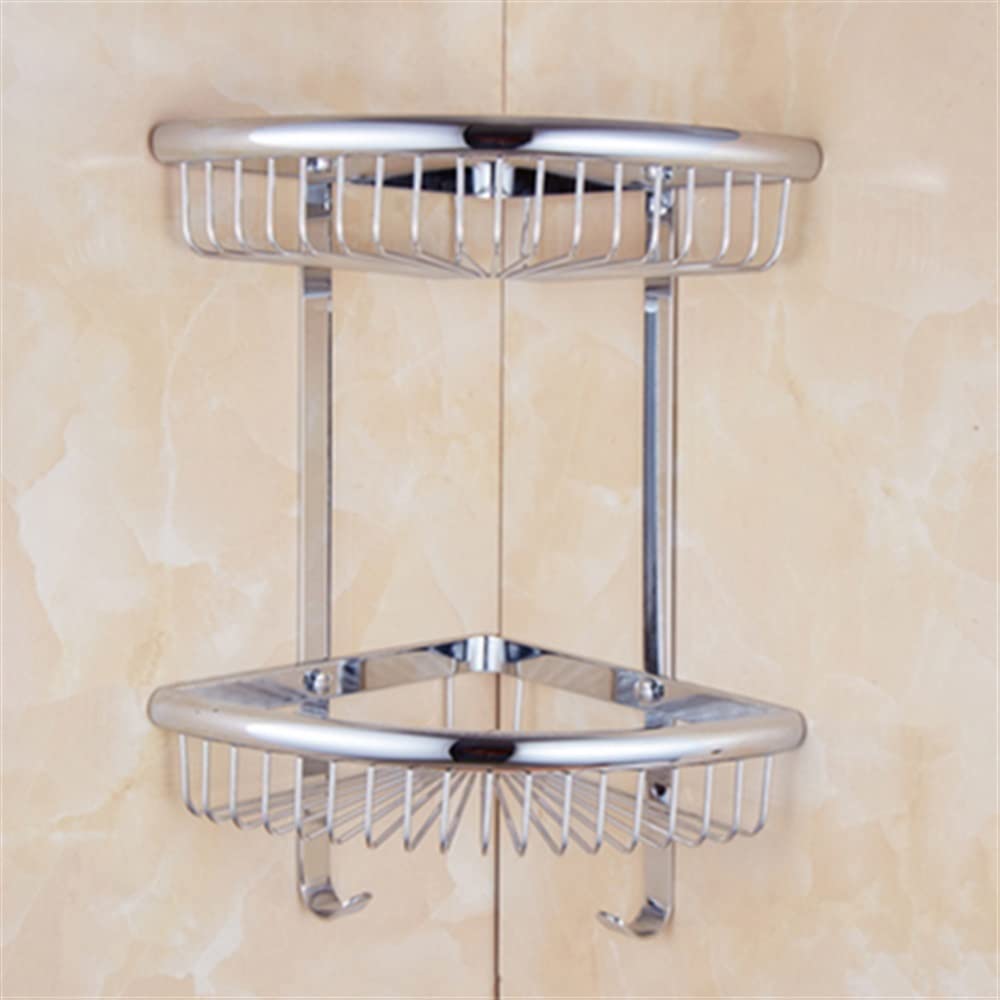 EKBBBYE Corner Shower Caddy Luxury Crystal Brass Gold Bathroom Shelves Shampoo Holder Corner Bath Basket Bathroom Accessories Bath
