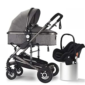 YRSTC High Landscape kinderwagen, comfort kinderwagen, reizen Baby Carriage, Baby kinderwagen 3 In 1 kinderwagen…