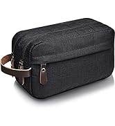WANDF Wash Bag for Men Toiletry Bag for Men Shaving Dopp Kit Water-Resistant Toiletry Travel Bag ...