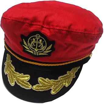 Captains Yachter Hat with Gold Emblem and Wings