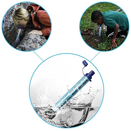 TEUEN DeFe Personal Filtro Acqua Mini Portatile Purificatore Acqua Filtri 2000 L capacità Outdoor Sopravvivenza di… - immagine 7