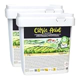 Nortembio Acido Citrico 2x5 kg – Acido Citrico Anidro Concentrato 100 % Puro Certificato – Pulizia Domestica Multiuso – Senza OGM – E-Book Incluso