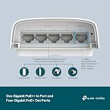TP-LINK Omada V1.6 Switch Smart 1 x 10/100/1000 PoE++ + 4 x PoE+ Wall Mountable Pole Mount 64 W - 6
