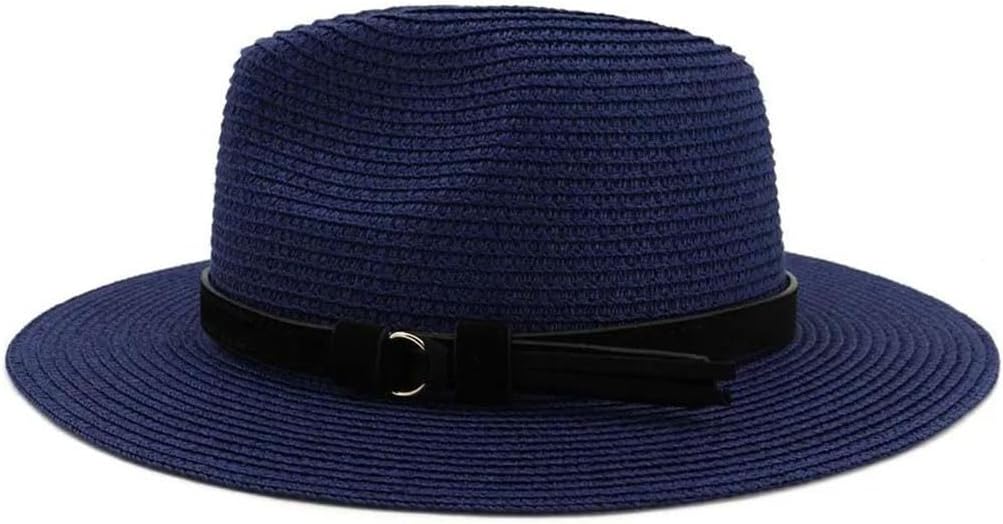 Women's Straw Hat British Style Panama Church Jazz Hat Summer Beach Vacation Sun Hats