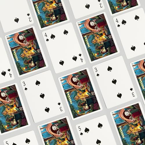 Baraja de naipes Póker 52 cartas Lantern Press miniatura 4